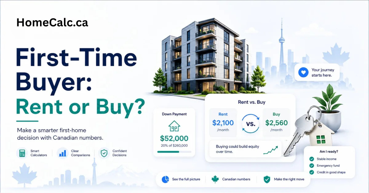 First-Time Buyer: Should You Rent or Buy Your First Home in Canada?
