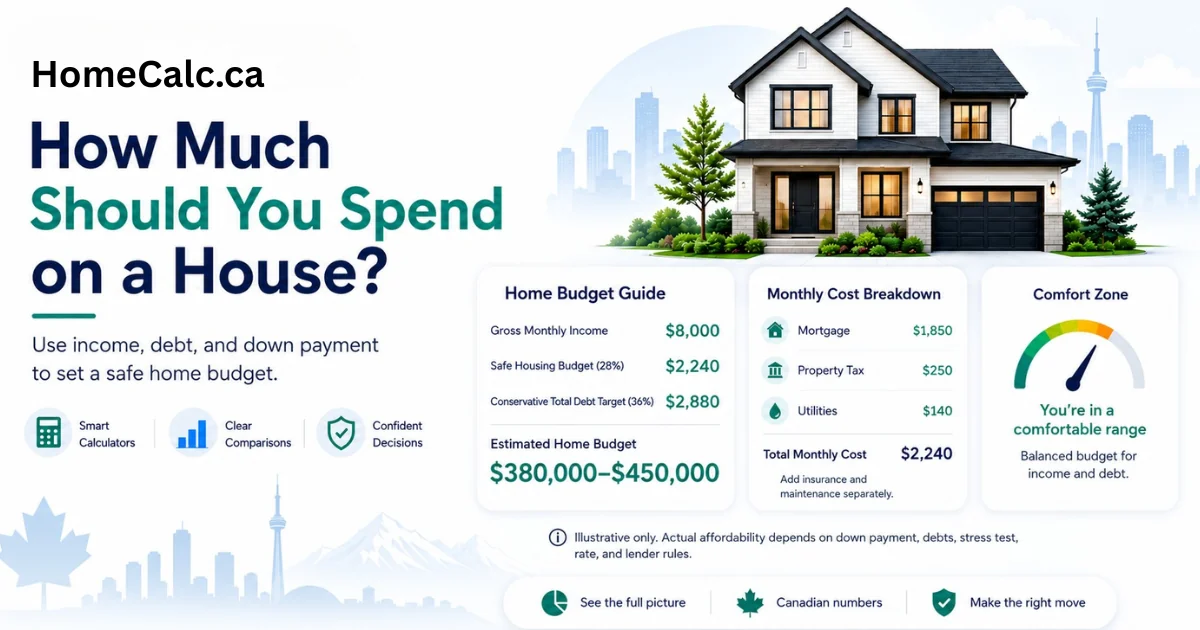 How Much Should You Spend on a House in Canada? (2026)