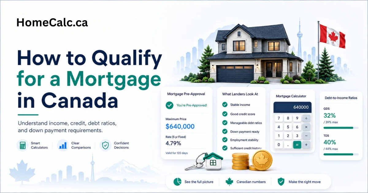 How to qualify for a mortgage in Canada