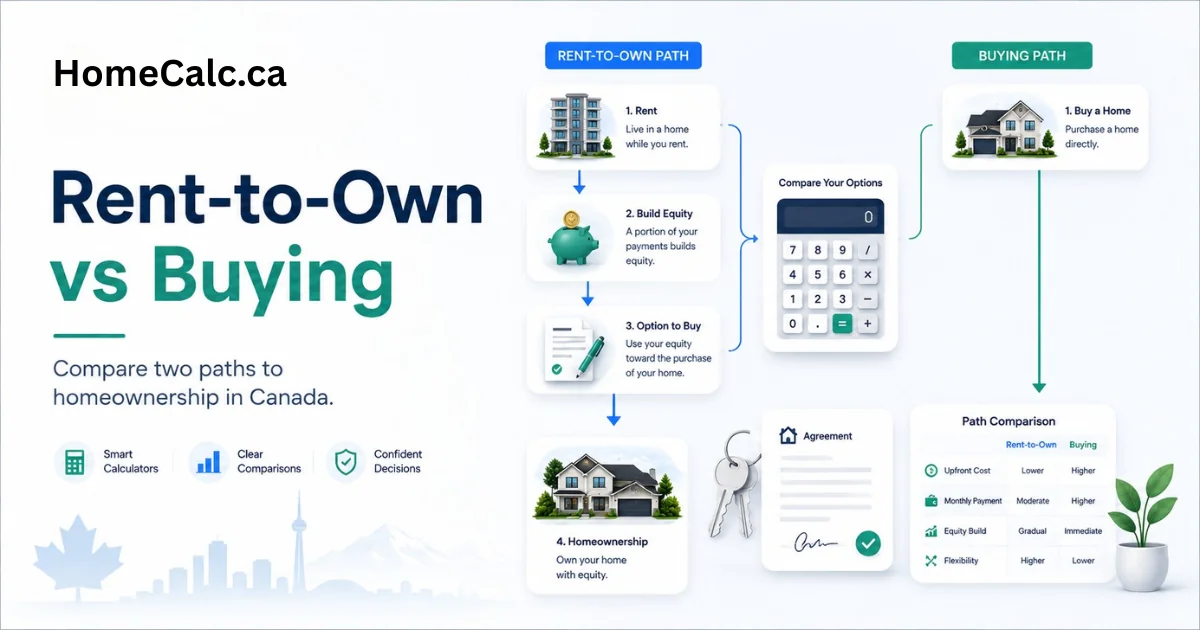 Rent to Own vs. Buying a Home in Canada (2026): Which Path Makes Sense?