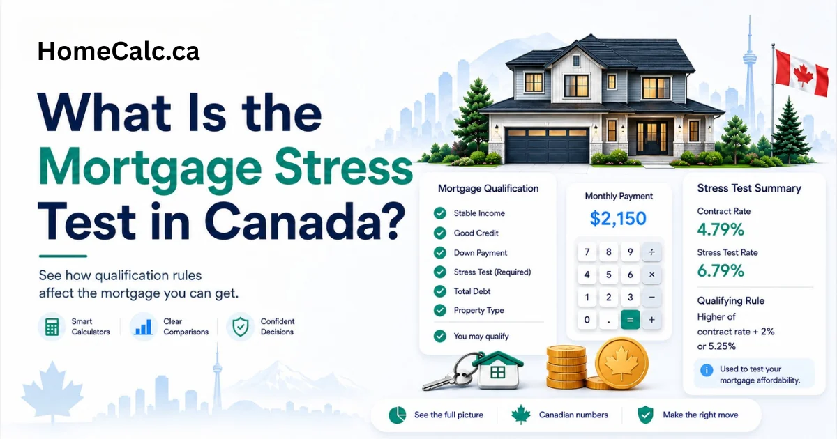 What Is the Mortgage Stress Test in Canada? (2026 Rules + Calculator)